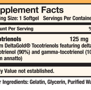 MDR Delta E Supplement Facts