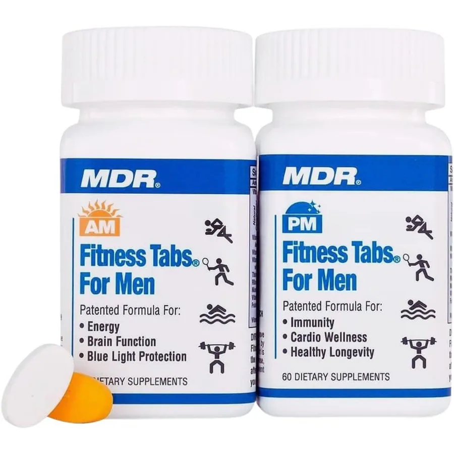 MDR Fitness Tabs for Men — AM and PM box