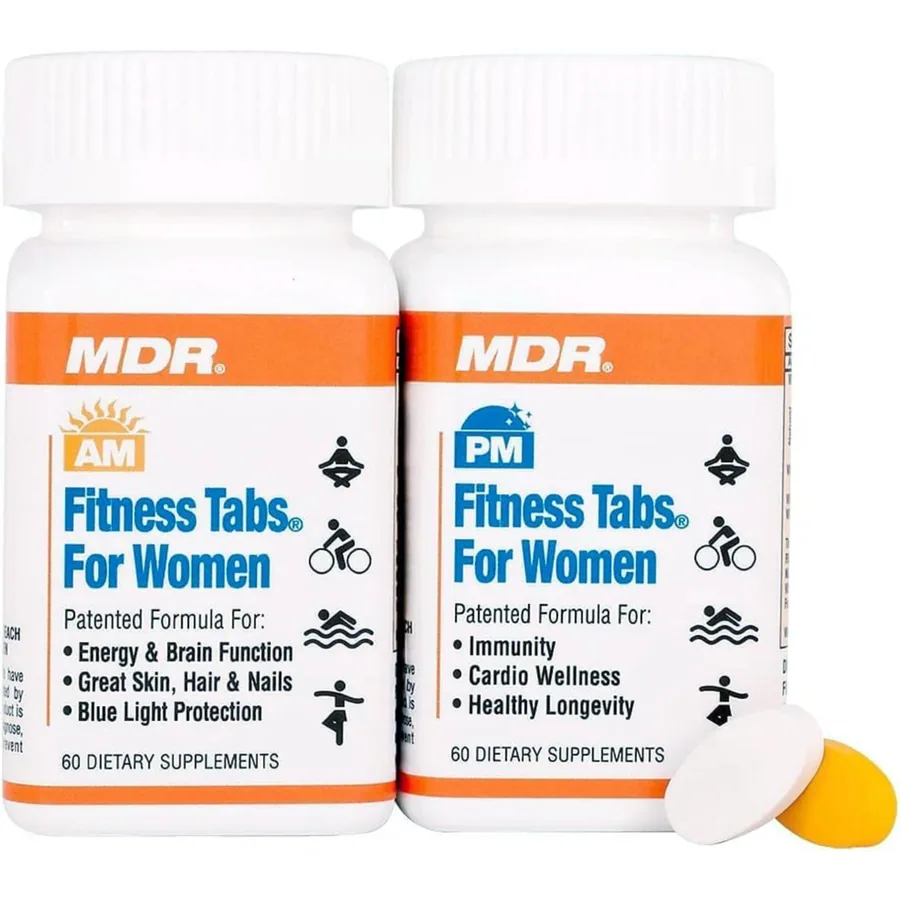 MDR Fitness Tabs for Women — AM and PM box